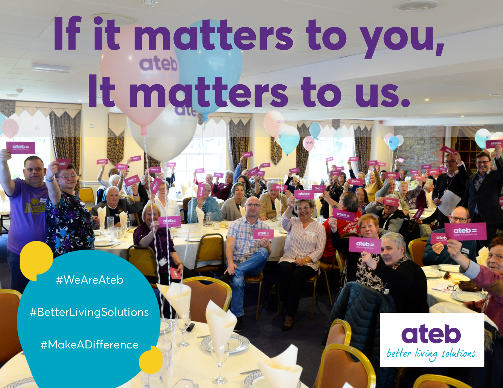 If it matters to you, it matters to us poster