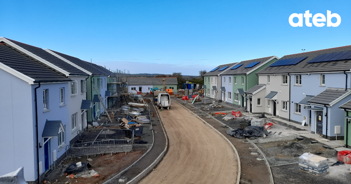 Homes being built